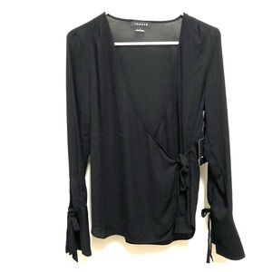 Long Sleeve Wrap Top